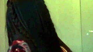 Nataly and Linda dance sexy while stripping off clothes