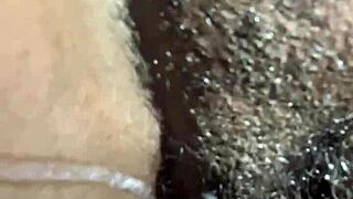 Ebony wife takes on BIG BLACK COCK for breeding