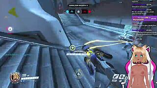 lewdneko the vtuber plays overwatch and gets spanked in part 2