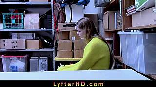 Nadya, Hot Blonde Thief, DETAINED and BANGED Hard!