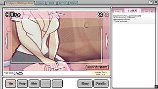 I masturbated while looking at her big tits exposed