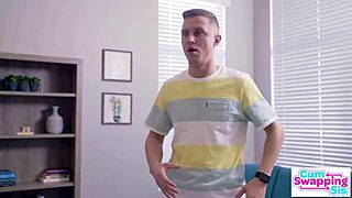 sexy snowangel anna claire clouds seduces with deepthroat. her brunette charm leads to rough cum swapping.