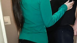 paid the courier girl with steamy lesbian sex and filthy dirty talk