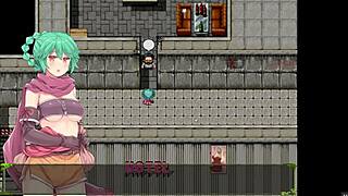 In the explorers of the abyss rpg hentai game, the cute thief begs for a huge dirty dick while getting recorded.