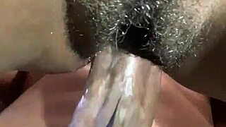 Ebony wife takes on BIG BLACK COCK for breeding