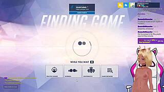 lewdneko the vtuber plays overwatch and gets spanked in part 2