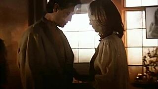 Kim Delaney Goes Topless in Temptress 1995 Scene