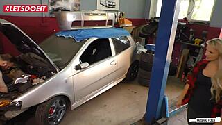 German wife cheats with doggystyle fucking and cumshot