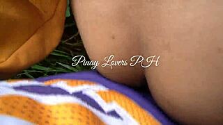 Oh wow, that Pinay roadside scandal is insanely hot! Doggystyle creampie action.