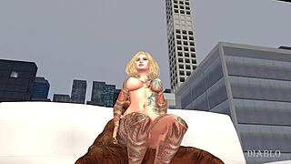 Afternoon Delight in 3D Cartoon with Tits and Pussy