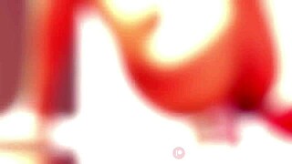 elizabeth masturbating with toys in a sexy cartoon game