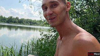 Sex with a Stranger by the Lake Turned Wild Real Quick! 😍
