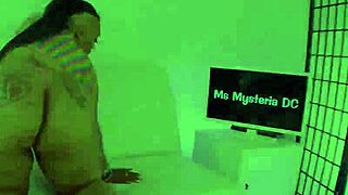 Sultry black MILF, Ms. Mysteria DC, in all her glory
