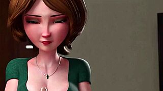 aunt cass with big tits in steamy 3d cartoon collection