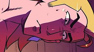 vampire sucking cum in hentai anime 😈