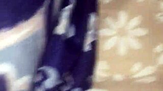 Girlfriend gives footjob in detailed scene.