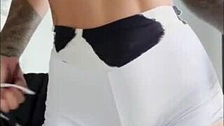 Compilation of hot lingerie and leather outfits featuring Susy Gala