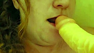 can you see in her eyes how this chubby redhead loves deepthroating cock?