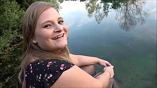 Hey, did someone spot me during this outdoor quickie?