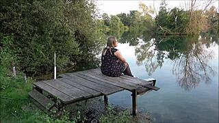 Hey, did someone spot me during this outdoor quickie?