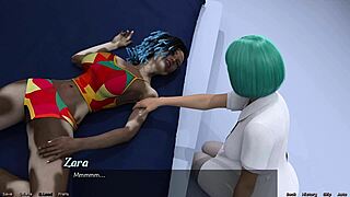 stranded in space with hot black women on my bed