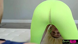 Jessie Saint Gets More Than Yoga Stretching from Step Bro's Big Cock