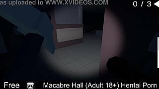 I explore the macabre hall in this erotic hentai version 0.1.0, filled with intense anime scenes.