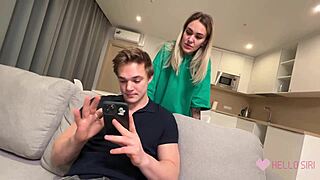 Is My Neighbor Having Fun with Rough Blowjob and Big Cock Fucking?