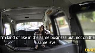Fake taxi cabbie living out his wildest backseat fantasy fuck today!
