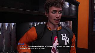 Hot rich brunette with makeup grills me with tough questions in Being a Dik 143