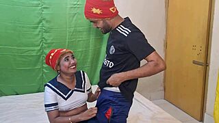 Late night bedroom sex with Hanif and Adori in intimate style