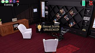 Beautiful big-nippled MILF gets a facial in 3D cartoon