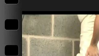 Babe slips into PVC panties for lesbian amateurs