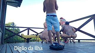 I love fucking those curvy redheads on the balcony