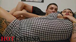 Chubby Latina Rides Brother-In-Law in Cowgirl