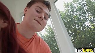 Lilian Stone Seduces Pervy Stepson for Deepthroat