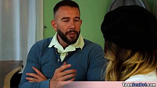 How far can this petite blonde teen go when we punish her with multiple orgasms in our group orgy?