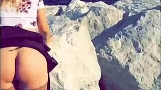 13 min of outdoor sex and flashing