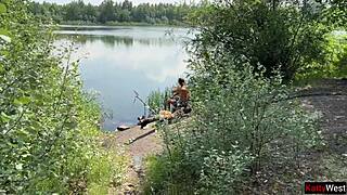 Sex with a Stranger by the Lake Turned Wild Real Quick! 😍