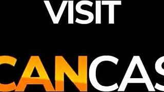 i got this short haired ebony babe in casting, her huge monster cock was rough, and she showered me with massive cum in the bath