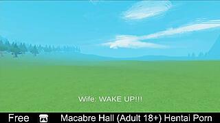 I explore the macabre hall in this erotic hentai version 0.1.0, filled with intense anime scenes.