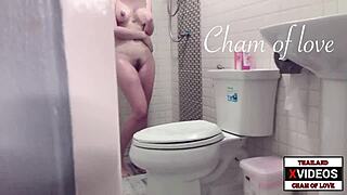 หลอกเย็ดสาวในห้องน้ำ