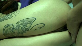 Violet receives a relaxing massage and intimate encounter