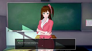3D game with naked Asian girl and big tits