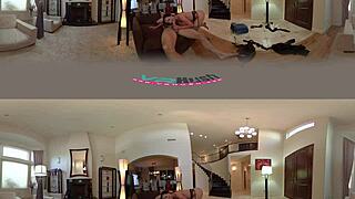 Nikki's Sultry Raise in Voyeur VR