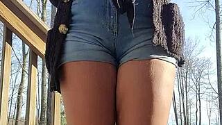 Messy outdoor desperation hits hard in this wild black adventure.