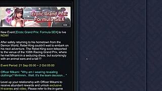 ep1 racer girl mikami teasing in king of kinks