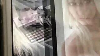 Screwmetoo Horny Big Tits Blonde Slut Blows Monster Cock Hard