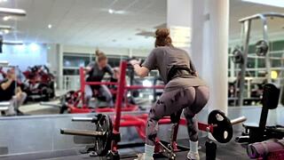 Wow! Picked Up Cheating Girl at Gym and Drilled Her Rough While Boyfriend Waited