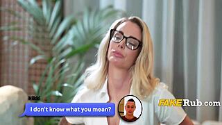 Hell Yeah! Blonde Teacher Seduces Virgin Student for Raw Anal Action in Class!